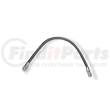 Velvac 58115 Battery Cable Switch-to-Starter 18" Battery Cable, 4 Gauge Wire, Red PVC Outer Jacket
