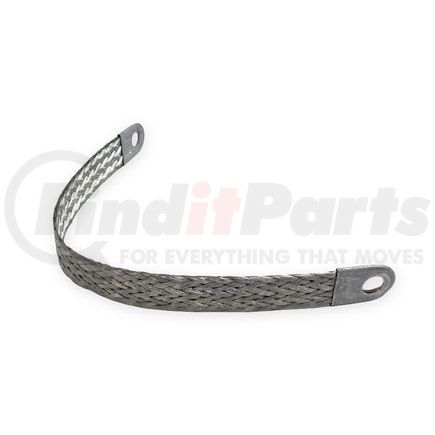 58116 by VELVAC - Ground Strap, 12" - 14", 4 Gauge Wire, 7/16" Diameter Bolt Hole