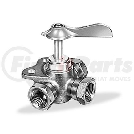 60004 by VELVAC - Three-Way Tank Cock, 3/8" FPT Side Ports