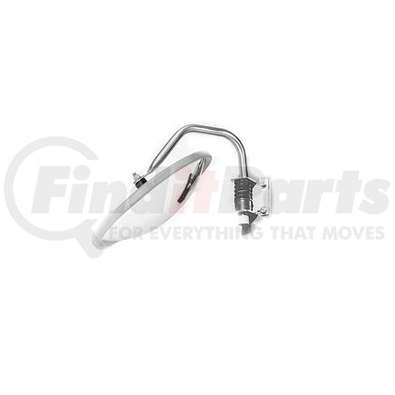 714403 by VELVAC - Crossview Mirror Assembly - Bracket Only, Stainless Steel, fits Roll-up Narrow/Hinged Narrow/Roll-up Full Rear Van Door Styles