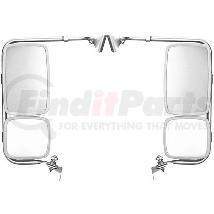 Velvac 714673 Door Mirror Door Mirror - Stainless Steel