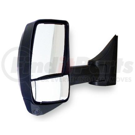 717505 by VELVAC - 2020XG Series Door Mirror - Black, 102" Body Width, Driver Side