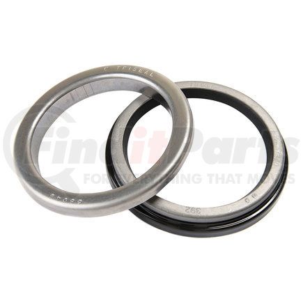 12Y46250 by TIMKEN - Commercial Vehicle Leather Seal with Severe Duty Wear Ring