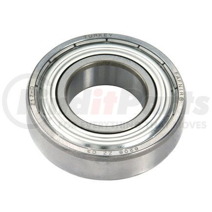 206SS by TIMKEN - Conrad Deep Groove Single Row Radial Ball Bearing with 2-Shields