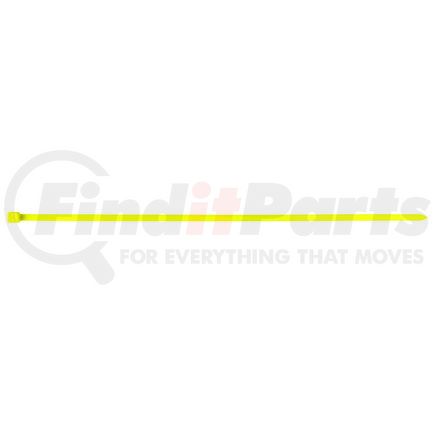 64633 by JJ KELLER - Zip Ties, Fluorescent Yellow, Nylon, Light Duty, 10.9" x .19", .38 lbs.