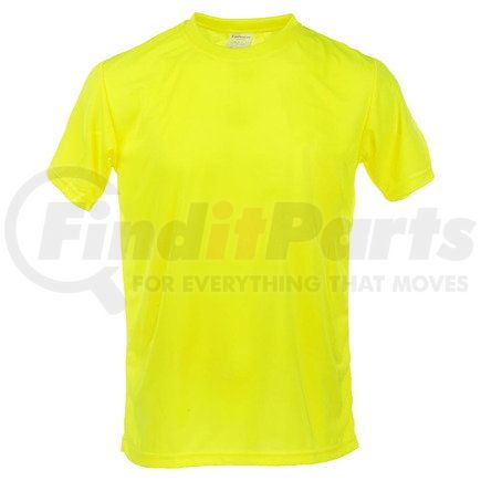 65071 by JJ KELLER - Safegear™ Hi-Visibility T-Shirt, Non-Certified, Lime Green, Medium, Polyester, Non-ANSI