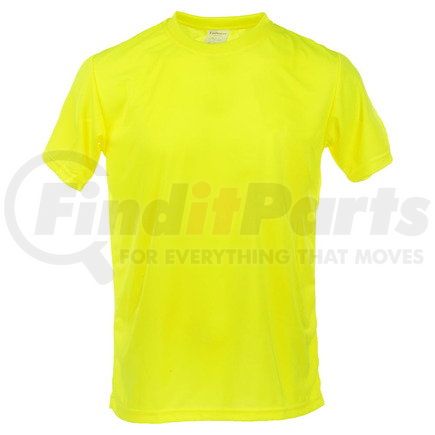 65072 by JJ KELLER - Safegear™ Hi-Visibility T-Shirt, Non-Certified, Lime Green, Large, Polyester, Non-ANSI