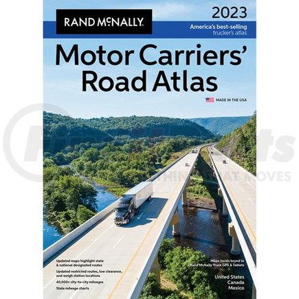 66537 by JJ KELLER - Rand McNally Motor Carriers' Road Atlas, 2023 Edition, Softbound