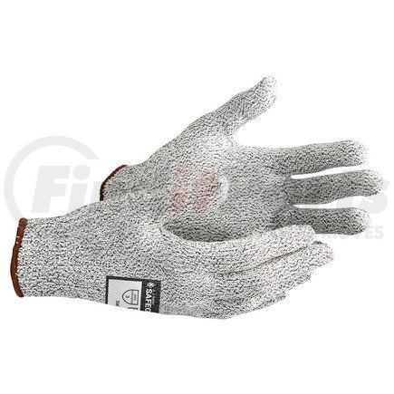 64921 by JJ KELLER - Safegear™ Gloves, Uncoated, Cut Level A5, White/Black, Large, Pair
