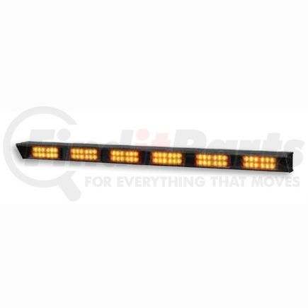 MPSUSM42-A-30 by FEDERAL SIGNAL - MicroPulse® Ultra SignalMaster™ Directional Warning Light, 42 in., 6 Amber Light Head, 30 ft. Cable