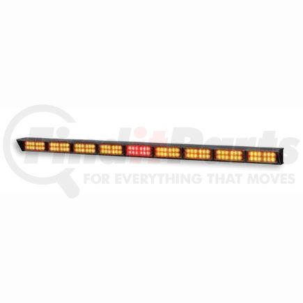 MPSUSM30-BRK-50 by FEDERAL SIGNAL - MicroPulse® Ultra Directional Warning Light, 30 in., (4) Amber Light Heads and (1) Red Brake Light (Center), 50 ft. Cable