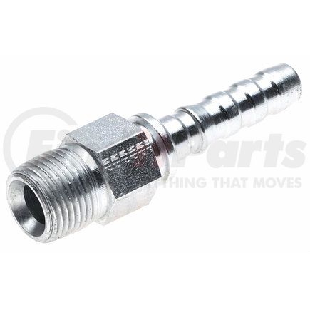 G17100-0404 by GATES - Hyd Coupling/Adapter- Male Pipe (NPTF - 30 Cone Seat) (Stainless Steel Braid)