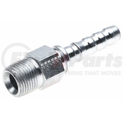 G17100-2424 by GATES - Hyd Coupling/Adapter- Male Pipe (NPTF - 30 Cone Seat) (Stainless Steel Braid)