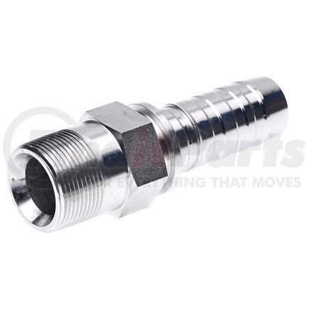 G18100-0606 by GATES - Hyd Coupling/Adapter- Male Pipe (NPTF - 30 Cone Seat) (Stainless Steel Spiral)