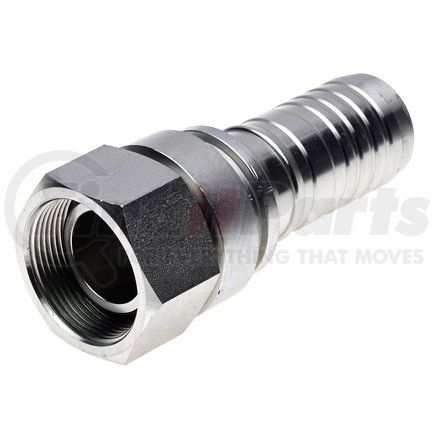 G18170-2020 by GATES - Hydraulic Coupling/Adapter - Female JIC 37 Flare Swivel (Stainless Steel Spiral)