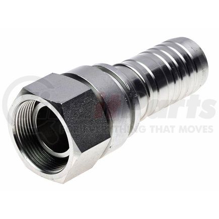 G18170-2424 by GATES - Hydraulic Coupling/Adapter - Female JIC 37 Flare Swivel (Stainless Steel Spiral)