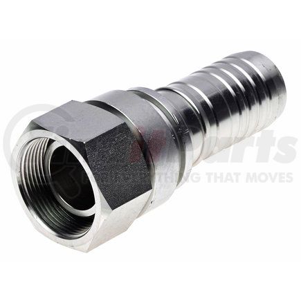 G18170-1010 by GATES - Hydraulic Coupling/Adapter - Female JIC 37 Flare Swivel (Stainless Steel Spiral)