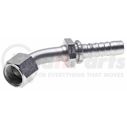 G20175-1010 by GATES - Hyd Coupling/Adapter- Female JIC 37 Flare Swivel - 45 Bent Tube (GlobalSpiral)