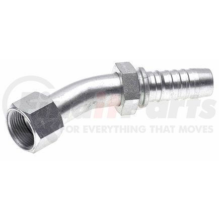G20172-1616 by GATES - Hyd Coupling/Adapter- Female JIC 37 Flare Swivel - 30 Bent Tube (GlobalSpiral)