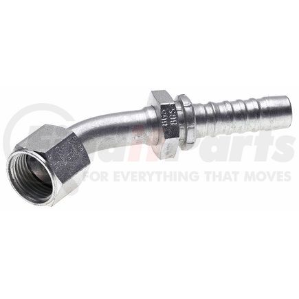 G20174-0606 by GATES - Hyd Coupling/Adapter- Female JIC 37 Flare Swivel - 45 Bent Tube (GlobalSpiral)