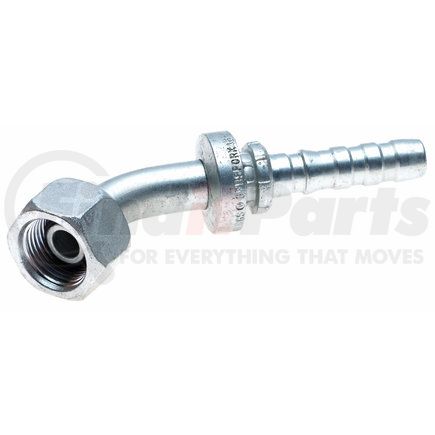 G20831-0606 by GATES - Female British Std Parallel Pipe O-Ring Swivel-45 Bent Tube (GlobalSpiral)