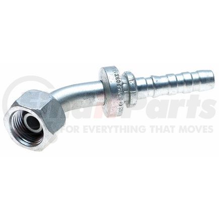 G20831-0808 by GATES - Female British Std Parallel Pipe O-Ring Swivel-45 Bent Tube (GlobalSpiral)