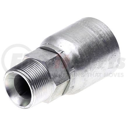 G21100-2020 by GATES - 1 1/4" Special 1-Piece Coupling-Male Pipe (NPTF-30 Cone Seat) (GlobalSpiral)