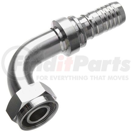 G22730-2438X by GATES - Female DIN 24 Cone Swv-Hvy Series w/out-Ring-90 Bent Tube (GlobalSpiral Plus)