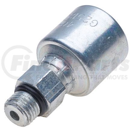 G25120-0406 by GATES - Hydraulic Coupling/Adapter - Male O-Ring Boss (MegaCrimp)