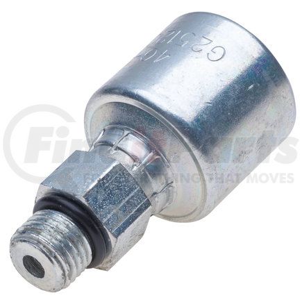 G25120-0610X by GATES - Hydraulic Coupling/Adapter - Male O-Ring Boss (MegaCrimp)