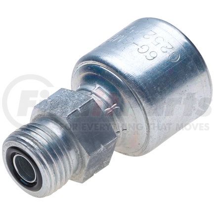 G25225-0406 by GATES - Hydraulic Coupling/Adapter - Male Flat-Face O-Ring (MegaCrimp)