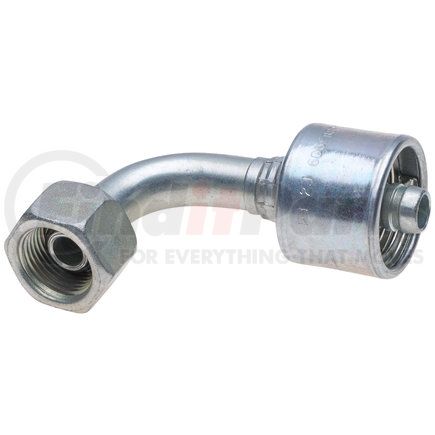 G25832-0606 by GATES - Female British Standard Parallel Pipe O-Ring Swivel - 90 Bent Tube (MegaCrimp)