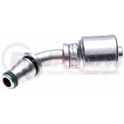 G25971-0404X by GATES - Hydraulic Coupling/Adapter - Male Quick-Lok High - 45 Bent Tube (MegaCrimp)