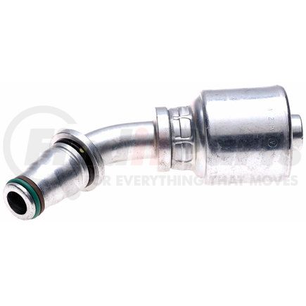 G25971-1010 by GATES - Hydraulic Coupling/Adapter - Male Quick-Lok High - 45 Bent Tube (MegaCrimp)