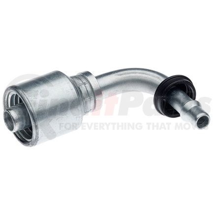 G25984-0606 by GATES - Hydraulic Coupling/Adapter - Male Quick-Lok Low - 90 Bent Tube (MegaCrimp)