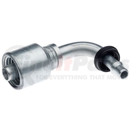 G25982-0606 by GATES - Hydraulic Coupling/Adapter - Male Quick-Lok Low - 90 Bent Tube (MegaCrimp)
