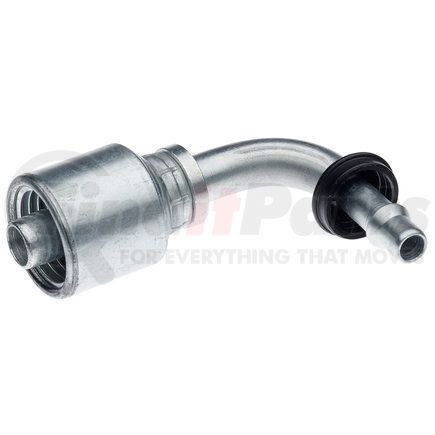 G25982-1212 by GATES - Hydraulic Coupling/Adapter - Male Quick-Lok Low - 90 Bent Tube (MegaCrimp)