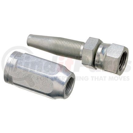 G27170-0608 by GATES - Hyd Coupling/Adapter- Female JIC 37 Flare Swivel (Type T for G1 Hose - 1 Wire)