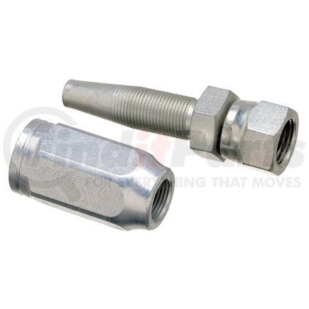 G27170-0404 by GATES - Hyd Coupling/Adapter- Female JIC 37 Flare Swivel (Type T for G1 Hose - 1 Wire)