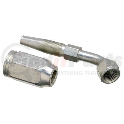 G28175-0808 by GATES - Female JIC 37 Flare Swivel - 45 Bent Tube (Type T for G2 Hose - 2 Wire)