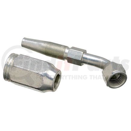 G28175-0404 by GATES - Female JIC 37 Flare Swivel - 45 Bent Tube (Type T for G2 Hose - 2 Wire)