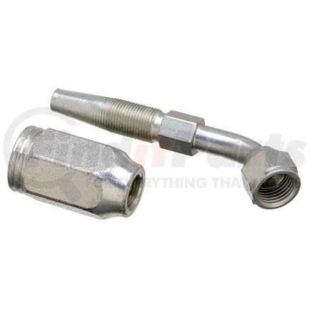 G28175-0606 by GATES - Female JIC 37 Flare Swivel - 45 Bent Tube (Type T for G2 Hose - 2 Wire)