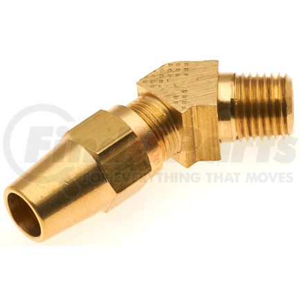 G30102-0604 by GATES - Hyd Coupling/Adapter- Air Brake to Male Pipe - 45 (Copper Tubing Compression)