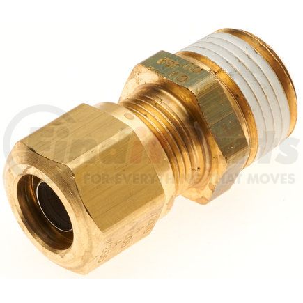 G32100-0808 by GATES - Hydraulic Coupling/Adapter - Air Brake to Male Pipe (Nylon Tubing Compression)