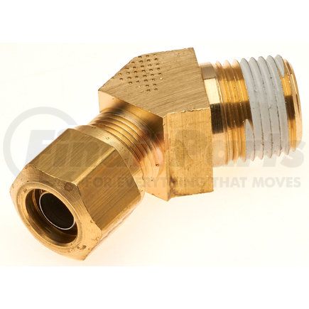 G32102-0402 by GATES - Hyd Coupling/Adapter- Air Brake to Male Pipe - 45 (Nylon Tubing Compression)