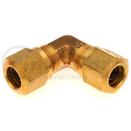 G32404-0606 by GATES - Hydraulic Coupling/Adapter - Air Brake Union - 90 (Nylon Tubing Compression)