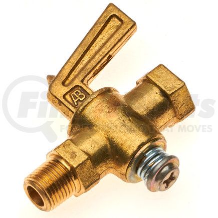 G33805-0808 by GATES - Hydraulic Coupling/Adapter - Air Drain Cock - Male Pipe to Female Pipe (Valves)