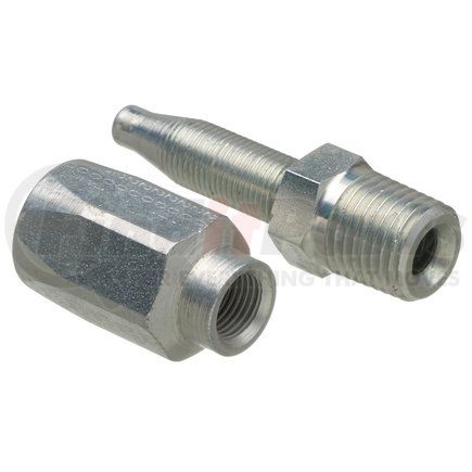 G34100-0402 by GATES - Male Pipe (NPTF - 30 Cone Seat) - Steel (C5CXH, C5C, C5D and C5M Hose)