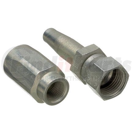 G34210-0808 by GATES - Dual Seat Female JIC 37/SAE 45 Flare Swivel - Steel (C5CXH, C5C, C5D & C5M Hose)