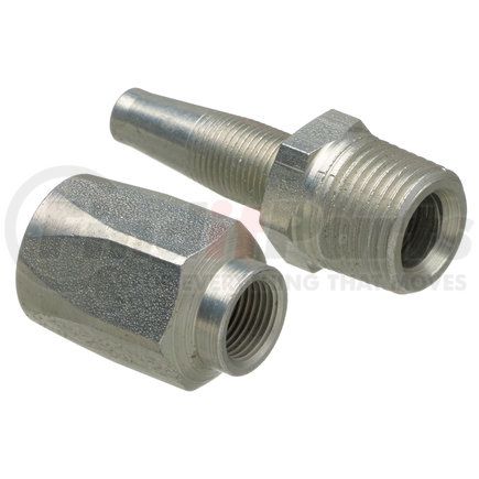 G35100-0604 by GATES - Hydraulic Coupling/Adapter - Male Pipe (NPTF - 30 Cone Seat) - Steel (C5E Hose)